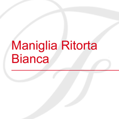 Maniglia Ritorta Bianca