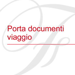 Porta documenti viaggio