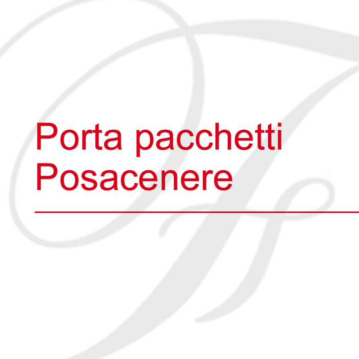 Copri pacchetti-Posacenere